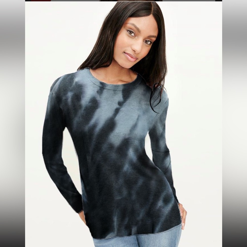 NWT Splendid Flynn Sweater Blue Tie Dye Size: S